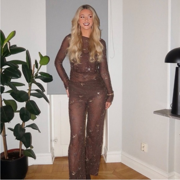 ZARA DRAPED TULLE TOP WITH BEADED EMBROIDERY - Picture 4 of 12